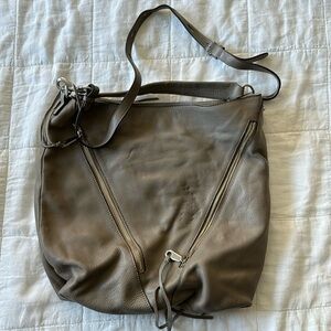 Rebecca Minkoff tassle purse in cement